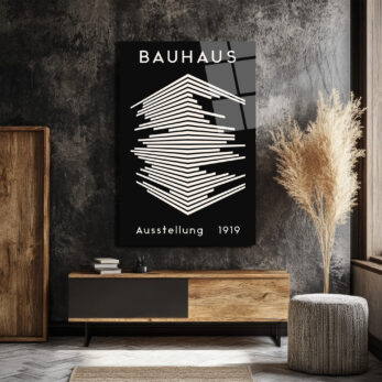Bauhaus Mimari Tasarım Cam Tablo | Modern Duvar Dekoru - Glazella Bauhaus Mimari Tasarım Cam Tablo | Modern Duvar Dekoru - Glazella