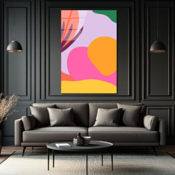Enerjik Renklerle Soyut Sanat Cam Tablo - Modern Duvar Dekoru - Glazella Enerjik Renklerle Soyut Sanat Cam Tablo - Modern Duvar Dekoru - Glazella