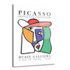 Picasso Kübist Portre Cam Tablo - Modern Sanat Duvar Dekoru - Glazella
