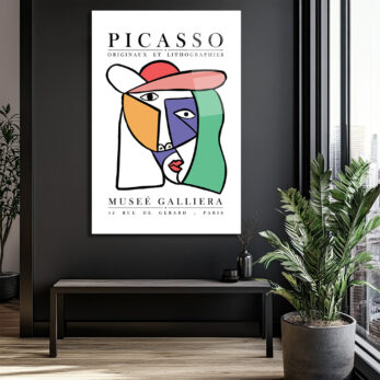 Picasso Kübist Portre Cam Tablo - Modern Sanat Duvar Dekoru - Glazella Picasso Kübist Portre Cam Tablo - Modern Sanat Duvar Dekoru - Glazella