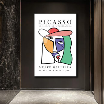 Picasso Kübist Portre Cam Tablo - Modern Sanat Duvar Dekoru - Glazella Picasso Kübist Portre Cam Tablo - Modern Sanat Duvar Dekoru - Glazella