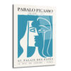 Picasso The Kiss Modern Sanat Cam Tablo - Glazella