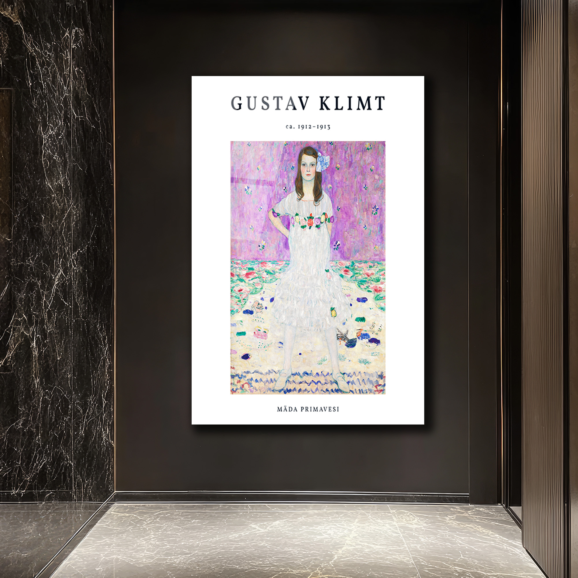 Gustav Klimt: Mäda Primavesi Sanatsal Cam Tablo - Glazella Gustav Klimt: Mäda Primavesi Sanatsal Cam Tablo - Glazella