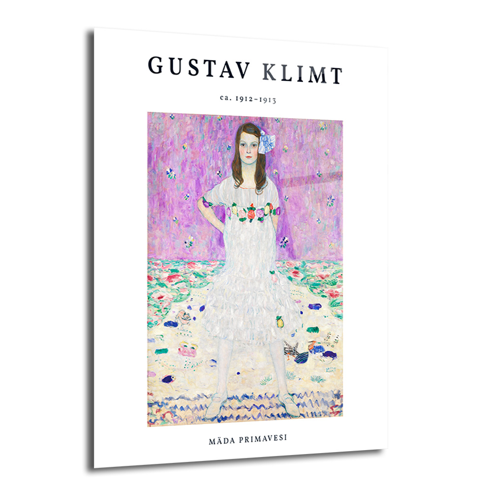 Gustav Klimt: Mäda Primavesi Sanatsal Cam Tablo - Glazella Gustav Klimt: Mäda Primavesi Sanatsal Cam Tablo - Glazella