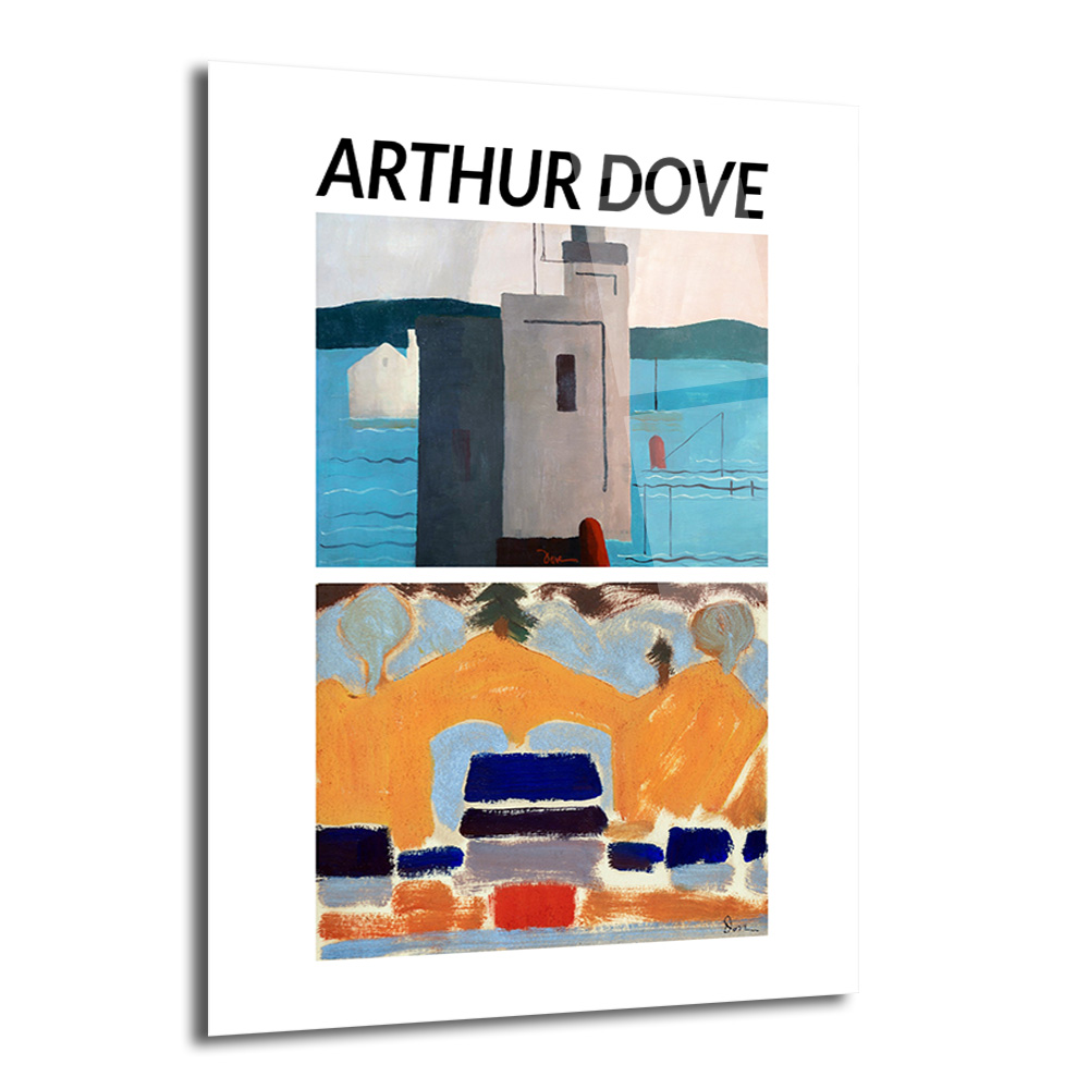Arthur Dove Soyut Manzaralar Sanat Cam Tablo - Glazella Arthur Dove Soyut Manzaralar Sanat Cam Tablo - Glazella