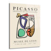 Picasso Tarzı Kübist Yüz Cam Tablo - Modern Sanat Duvar Dekorasyonu - Glazella