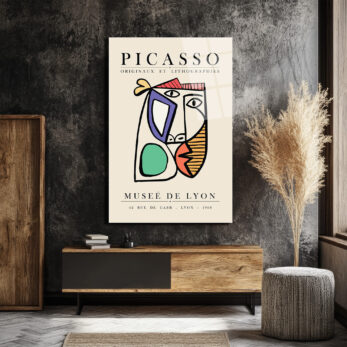 Picasso Tarzı Kübist Yüz Cam Tablo - Modern Sanat Duvar Dekorasyonu - Glazella Picasso Tarzı Kübist Yüz Cam Tablo - Modern Sanat Duvar Dekorasyonu - Glazella
