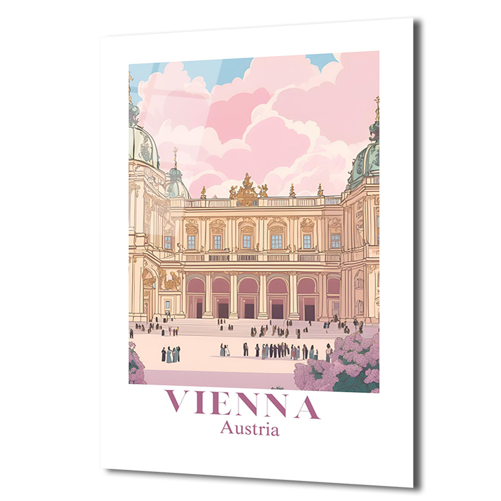 Viyana'nın Büyüsü: Schönbrunn Sarayı Temalı Modern Cam Tablo - Glazella Viyana'nın Büyüsü: Schönbrunn Sarayı Temalı Modern Cam Tablo - Glazella