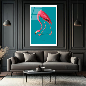 Zarif Pembe Flamingo Cam Tablo: Modern Evlere Tropikal Dokunuş - Glazella Zarif Pembe Flamingo Cam Tablo: Modern Evlere Tropikal Dokunuş - Glazella