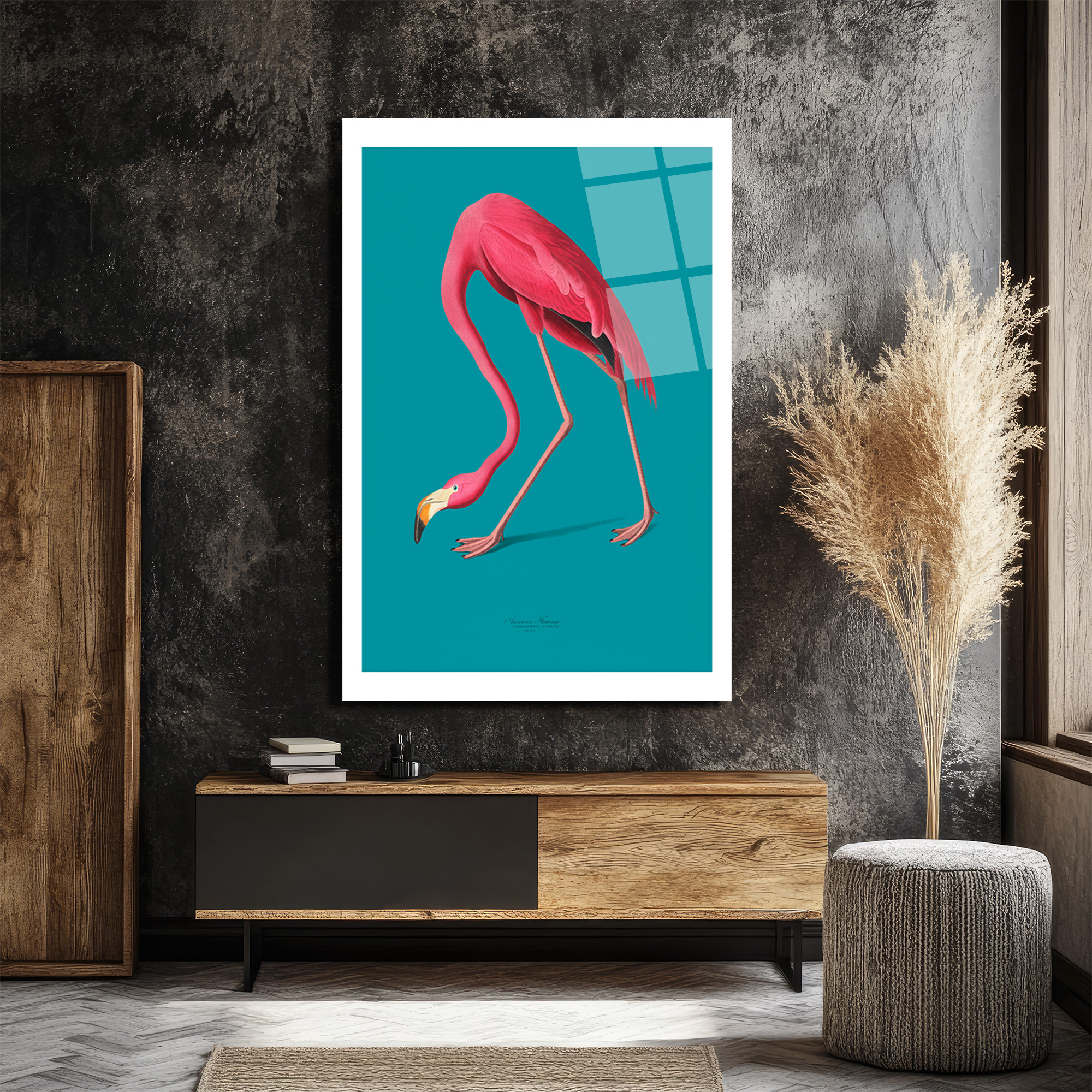 Zarif Pembe Flamingo Cam Tablo: Modern Evlere Tropikal Dokunuş - Glazella Zarif Pembe Flamingo Cam Tablo: Modern Evlere Tropikal Dokunuş - Glazella
