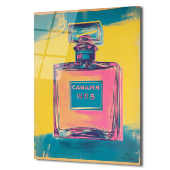 Canann No 5 Pop Art Cam Tablo - Glazella Canann No 5 Pop Art Cam Tablo - Glazella