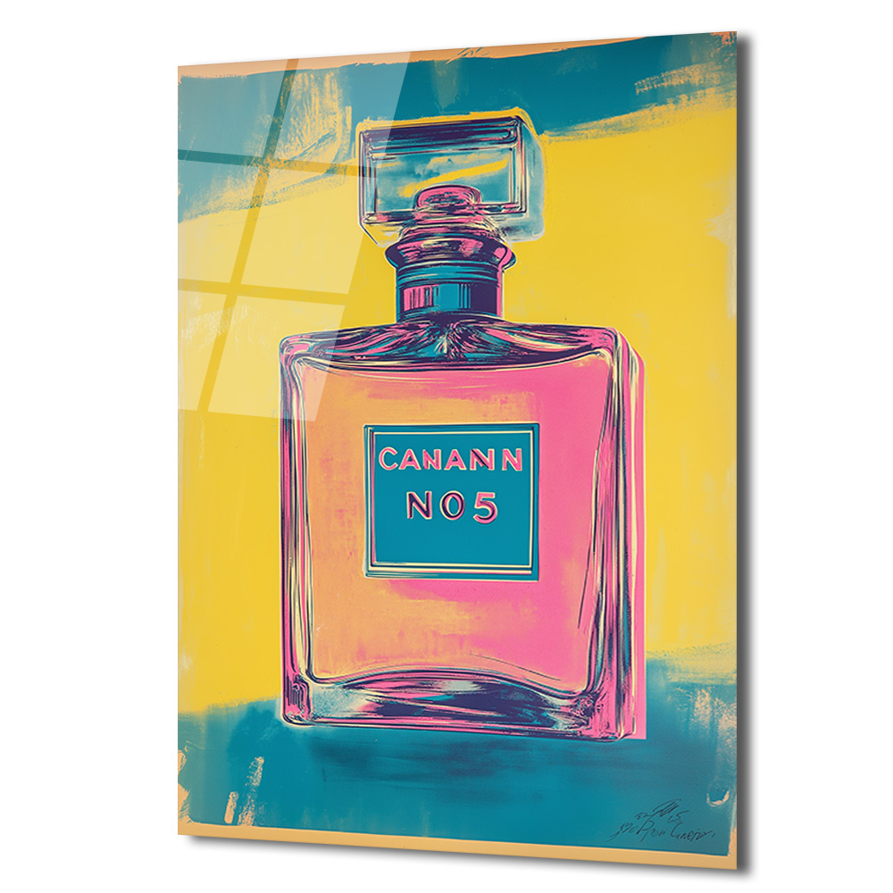 Canann No 5 Pop Art Cam Tablo - Glazella Canann No 5 Pop Art Cam Tablo - Glazella