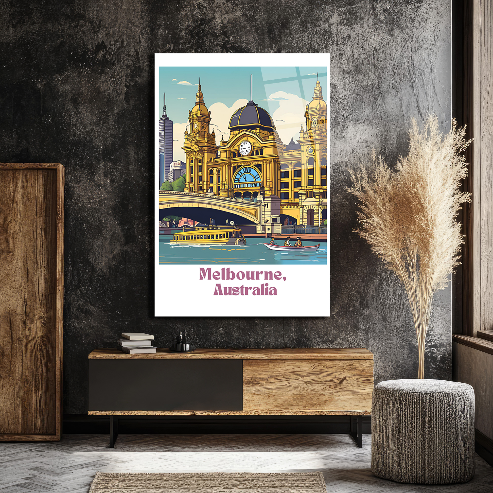 Melbourne Flinders Street İstasyonu Cam Tablo: Şehrin Kalbi Evinizde - Glazella Melbourne Flinders Street İstasyonu Cam Tablo: Şehrin Kalbi Evinizde - Glazella