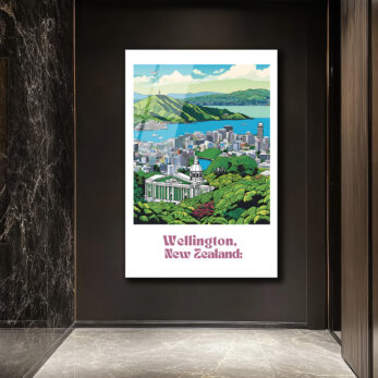 Wellington, Yeni Zelanda Manzarası Cam Tablo: Okyanus Esintisi - Glazella Wellington, Yeni Zelanda Manzarası Cam Tablo: Okyanus Esintisi - Glazella