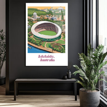Adelaide Oval Stadyumu Manzarası Modern Cam Tablo - Glazella Adelaide Oval Stadyumu Manzarası Modern Cam Tablo - Glazella