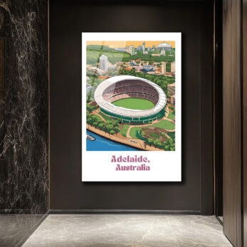 Adelaide Oval Stadyumu Manzarası Modern Cam Tablo - Glazella Adelaide Oval Stadyumu Manzarası Modern Cam Tablo - Glazella