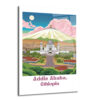Addis Ababa Manzarası Cam Tablo - Etiyopya Şehir Sanatı - Glazella Addis Ababa Manzarası Cam Tablo - Etiyopya Şehir Sanatı - Glazella