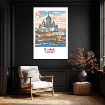 Helsinki Finlandiya Katedrali Manzaralı Sanatsal Cam Tablo - Glazella Helsinki Finlandiya Katedrali Manzaralı Sanatsal Cam Tablo - Glazella