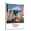 Tokyo Fuji Manzarası Cam Tablo - Japonya Şehir Sanatı - Glazella Tokyo Fuji Manzarası Cam Tablo - Japonya Şehir Sanatı - Glazella