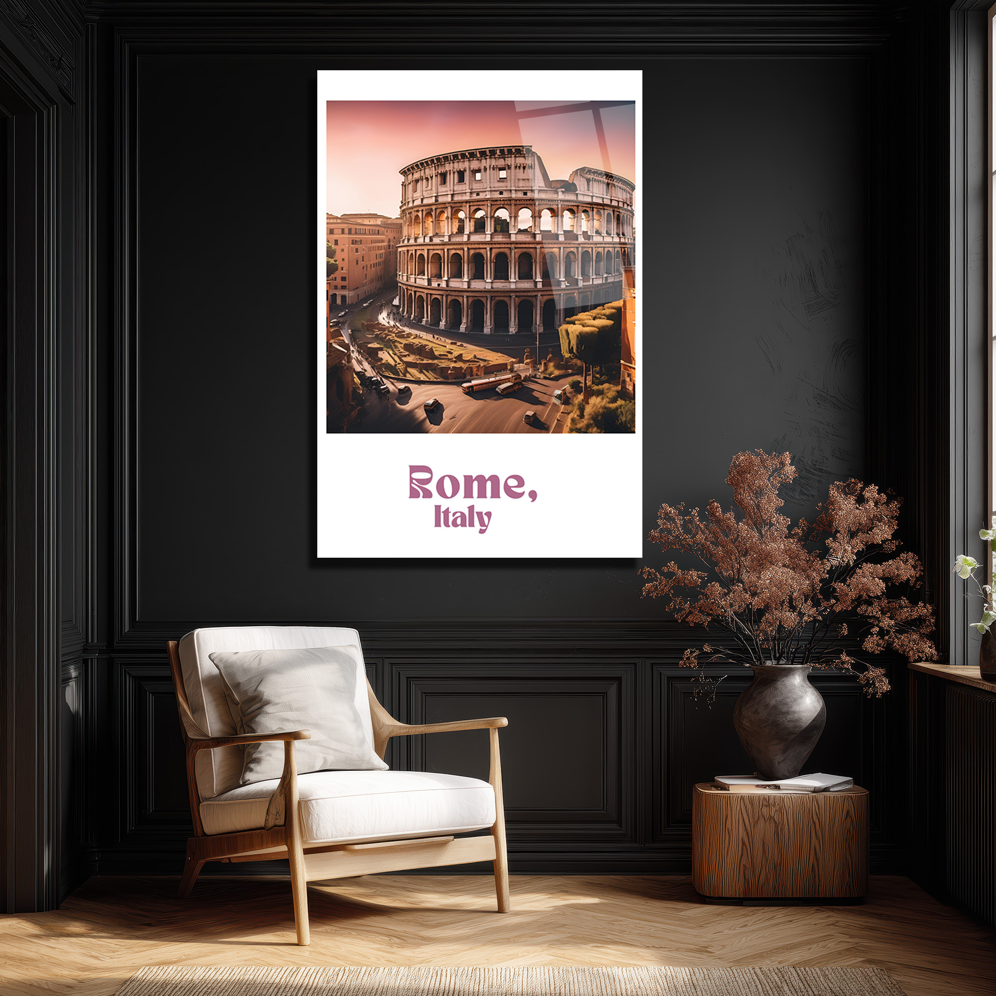 Roma Kolezyum Günbatımı Cam Tablo - Tarihi Dokunuşla Modern Duvar Sanatı - Glazella Roma Kolezyum Günbatımı Cam Tablo - Tarihi Dokunuşla Modern Duvar Sanatı - Glazella