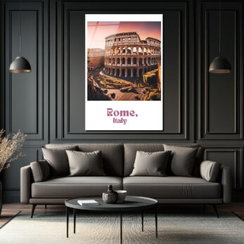 Roma Kolezyum Günbatımı Cam Tablo - Tarihi Dokunuşla Modern Duvar Sanatı - Glazella Roma Kolezyum Günbatımı Cam Tablo - Tarihi Dokunuşla Modern Duvar Sanatı - Glazella