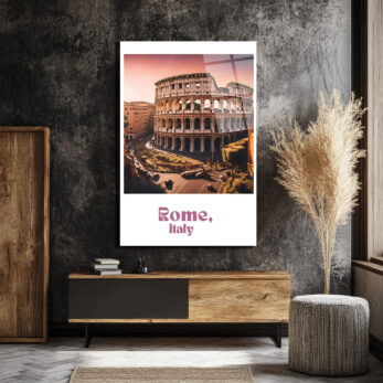 Roma Kolezyum Günbatımı Cam Tablo - Tarihi Dokunuşla Modern Duvar Sanatı - Glazella Roma Kolezyum Günbatımı Cam Tablo - Tarihi Dokunuşla Modern Duvar Sanatı - Glazella