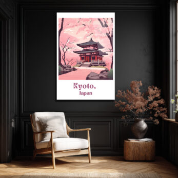 Kyoto Japon Kiraz Çiçekleri Manzarası Cam Tablo - Glazella Kyoto Japon Kiraz Çiçekleri Manzarası Cam Tablo - Glazella