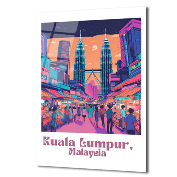Kuala Lumpur Rüyası Cam Tablo | Malezya Şehri Sanatı - Glazella Kuala Lumpur Rüyası Cam Tablo | Malezya Şehri Sanatı - Glazella