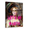 Let's Go Party Balonlu Kadın Cam Tablo - Pop Art Duvar Sanatı - Glazella Let's Go Party Balonlu Kadın Cam Tablo - Pop Art Duvar Sanatı - Glazella