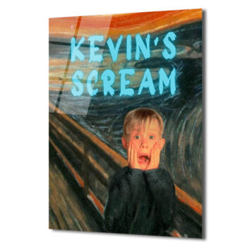 Kevin's Scream Temalı Pop Art Cam Tablo | Modern Duvar Sanatı - Glazella Kevin's Scream Temalı Pop Art Cam Tablo | Modern Duvar Sanatı - Glazella
