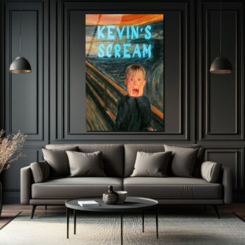 Kevin's Scream Temalı Pop Art Cam Tablo | Modern Duvar Sanatı - Glazella Kevin's Scream Temalı Pop Art Cam Tablo | Modern Duvar Sanatı - Glazella