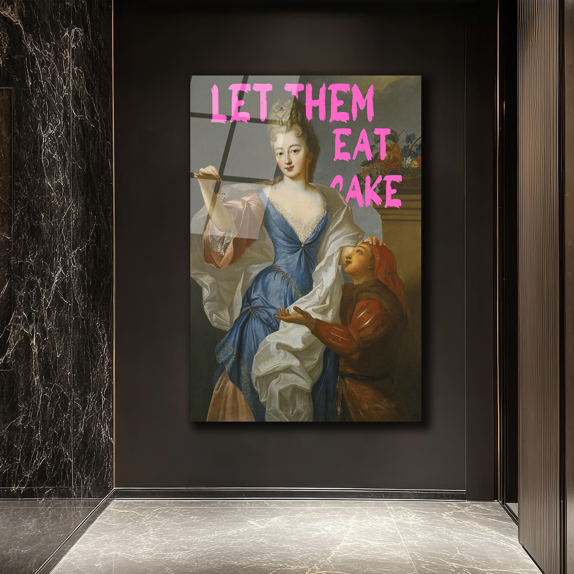 Marie Antoinette'den Asi Dokunuş: Let Them Eat Cake Cam Tablo - Glazella Marie Antoinette'den Asi Dokunuş: Let Them Eat Cake Cam Tablo - Glazella