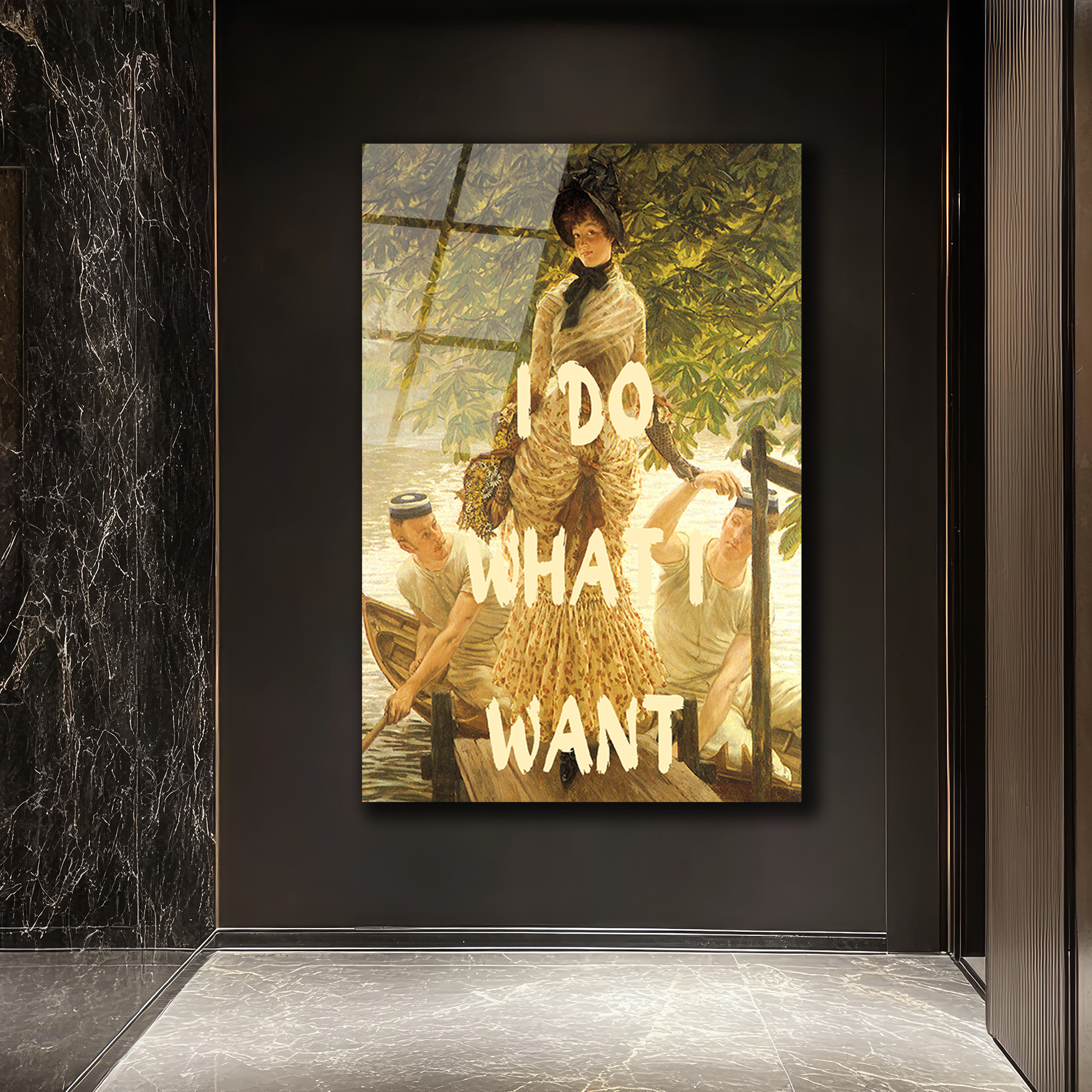 "I DO WHAT I WANT" Temalı Sanatsal Cam Tablo - Glazella "I DO WHAT I WANT" Temalı Sanatsal Cam Tablo - Glazella