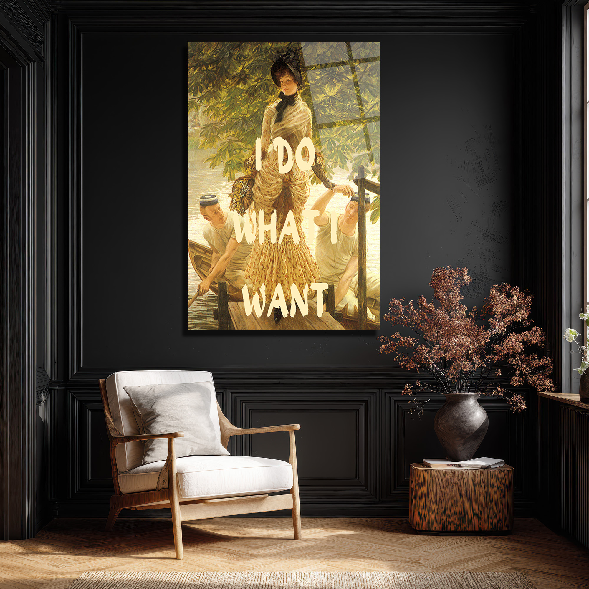 "I DO WHAT I WANT" Temalı Sanatsal Cam Tablo - Glazella "I DO WHAT I WANT" Temalı Sanatsal Cam Tablo - Glazella