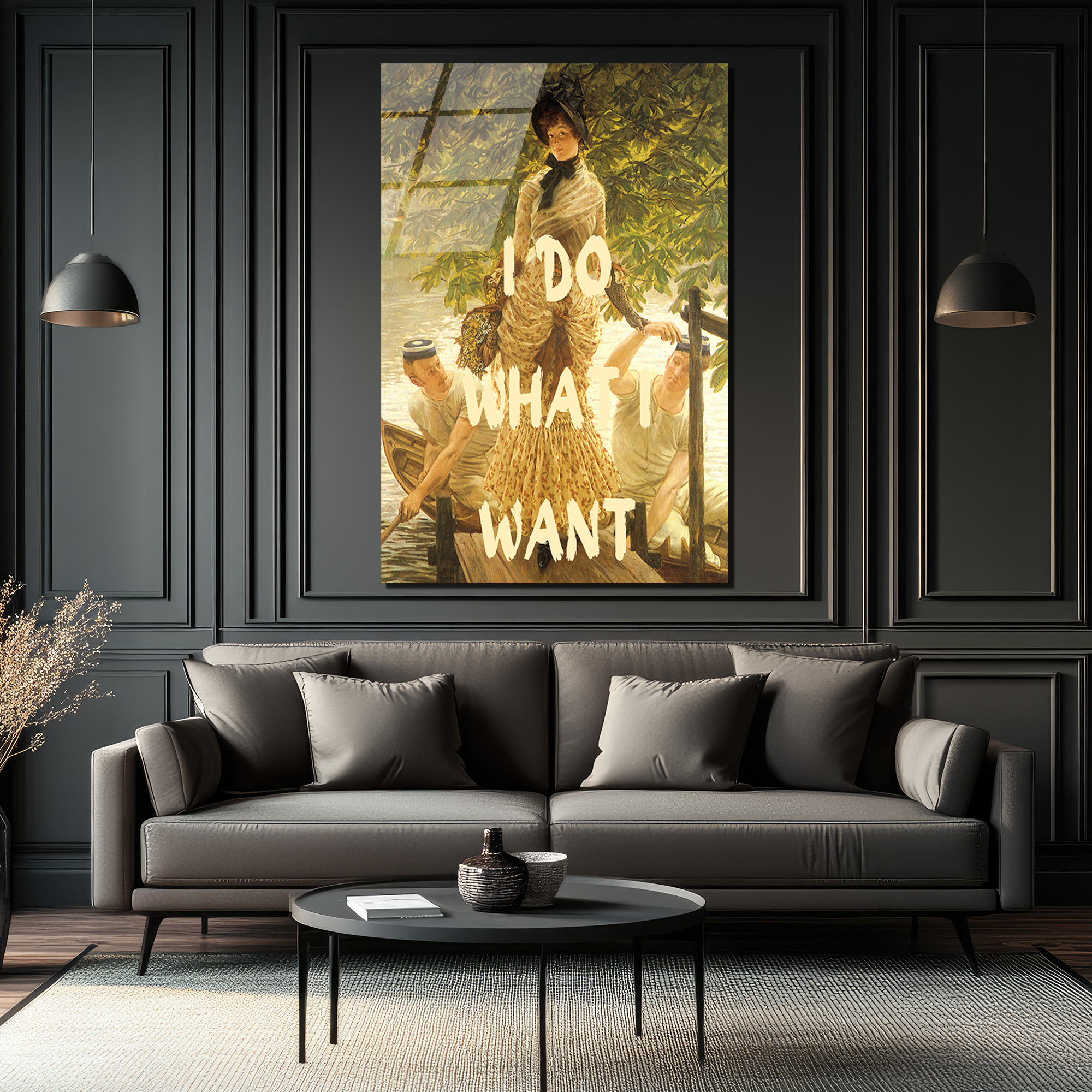 "I DO WHAT I WANT" Temalı Sanatsal Cam Tablo - Glazella "I DO WHAT I WANT" Temalı Sanatsal Cam Tablo - Glazella