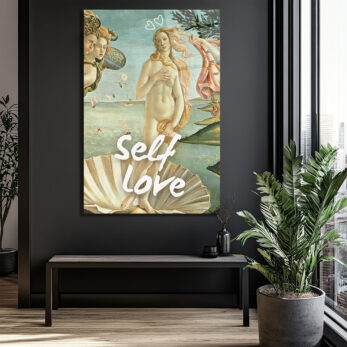 Self Love Venüs Doğuşu Temalı Sanatsal Cam Tablo - Glazella Self Love Venüs Doğuşu Temalı Sanatsal Cam Tablo - Glazella