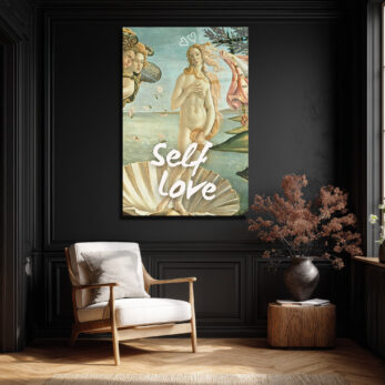 Self Love Venüs Doğuşu Temalı Sanatsal Cam Tablo - Glazella Self Love Venüs Doğuşu Temalı Sanatsal Cam Tablo - Glazella