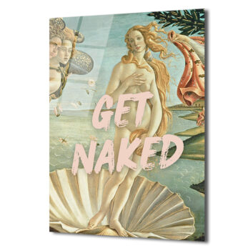 Get Naked Venüs'ün Doğuşu Modern Sanat Cam Tablo - Glazella Get Naked Venüs'ün Doğuşu Modern Sanat Cam Tablo - Glazella