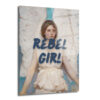 Rebel Girl Melek Temalı Modern Sanat Cam Tablo - Glazella Rebel Girl Melek Temalı Modern Sanat Cam Tablo - Glazella