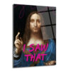 I Saw That Salvator Mundi Pop Art Cam Tablo - Glazella