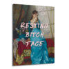 Resting Bitch Face Mizahi Modern Cam Tablo - Glazella