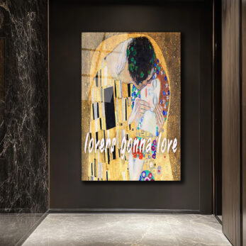 Aşkın Işıltısı: Klimt Öpücük "Lovers Gonna Love" Cam Tablo - Glazella Aşkın Işıltısı: Klimt Öpücük "Lovers Gonna Love" Cam Tablo - Glazella