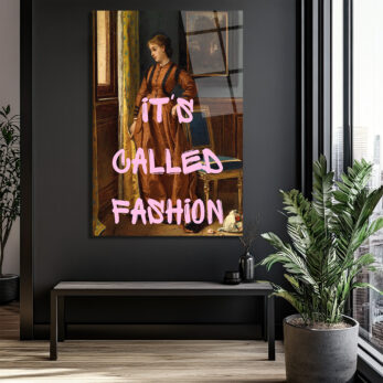 It's Called Fashion Klasik ve Modern Sanat Harmanı Cam Tablo - Glazella
