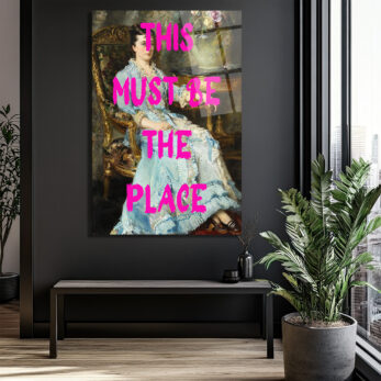 This Must Be The Place Modern Sanat Cam Tablo - Glazella This Must Be The Place Modern Sanat Cam Tablo - Glazella