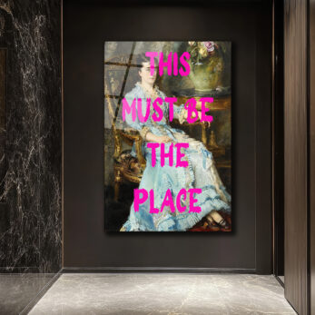 This Must Be The Place Modern Sanat Cam Tablo - Glazella This Must Be The Place Modern Sanat Cam Tablo - Glazella