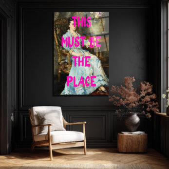 This Must Be The Place Modern Sanat Cam Tablo - Glazella This Must Be The Place Modern Sanat Cam Tablo - Glazella