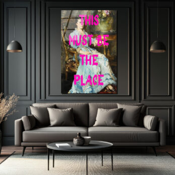 This Must Be The Place Modern Sanat Cam Tablo - Glazella This Must Be The Place Modern Sanat Cam Tablo - Glazella