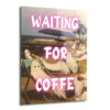 "Waiting For Coffee" Temalı Eğlenceli Hayaletler Cam Tablo - Glazella "Waiting For Coffee" Temalı Eğlenceli Hayaletler Cam Tablo - Glazella