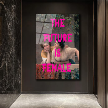 Gelecek Kadınların Feminist Sanat Cam Tablo - Glazella Gelecek Kadınların Feminist Sanat Cam Tablo - Glazella