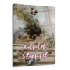 Cupid Stupid İronik Aşk Temalı Cam Tablo - Glazella Cupid Stupid İronik Aşk Temalı Cam Tablo - Glazella